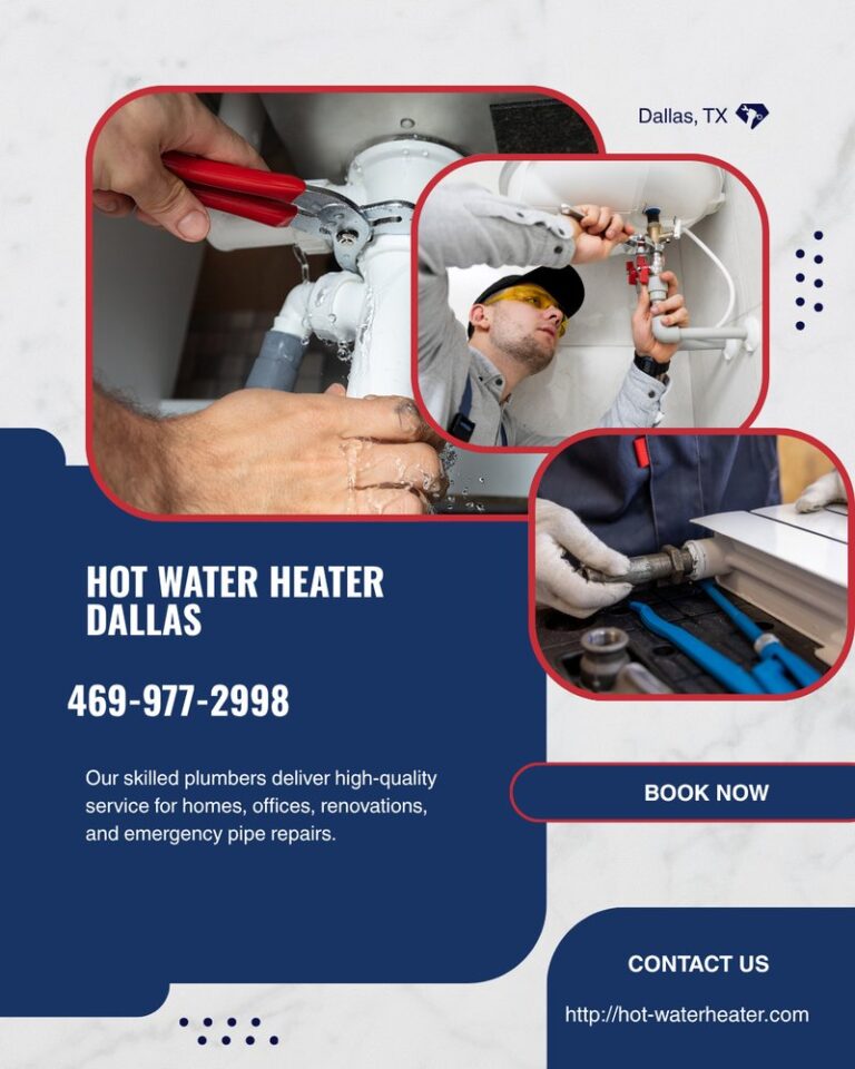 Hot Water Heater Dallas poster 768x960
