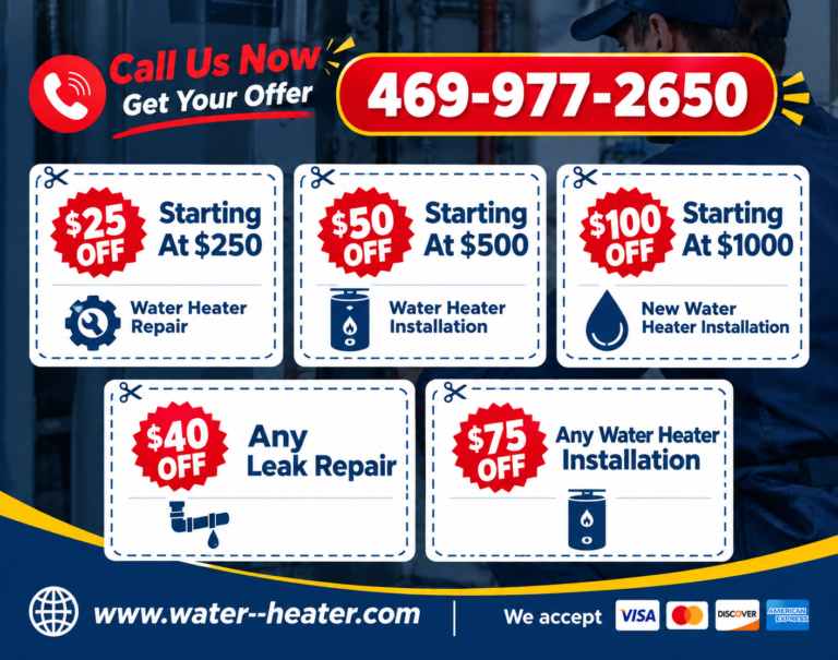 Water Heater Services TX coupon 1 768x605